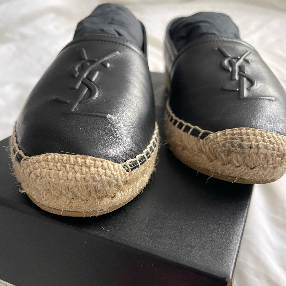 Saint Laurent Logo Espadrille Flat - Picture 6 of 8